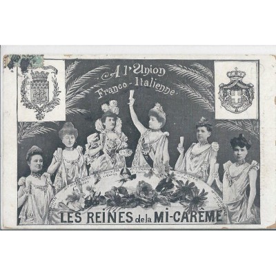 Les reines de la mi-careme à l'Union franco-italienne 1905